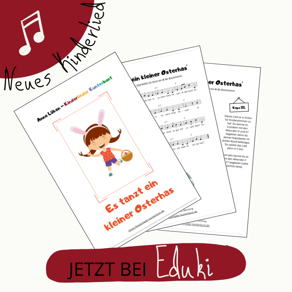  Drei neue Osterlieder - kinderlieder-kunterbunt.de Bildidee 